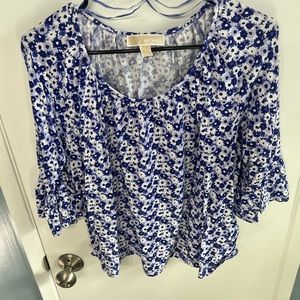 Michael Kors Floral Scoop Neck Top💜